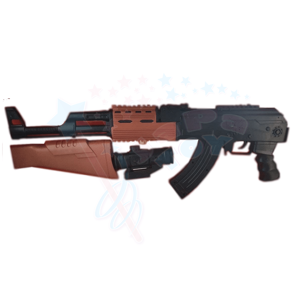 JP-1040-2 تفنگ اسباب بازی مدل کلاشینکف باطری خور بزرگ