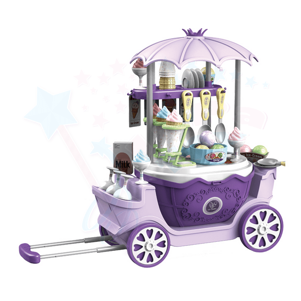 JP-1135-3 اسباب بازی ست بستنی فروشی 4 حالته 69 قطعه مدل 4IN1 Surprise Shop Ice Cream 69 Pcs