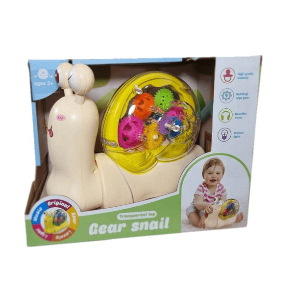JP-1293-4 خرید اسباب بازی حلزون چرخ دنده ای موزیکال - جاپاتوی