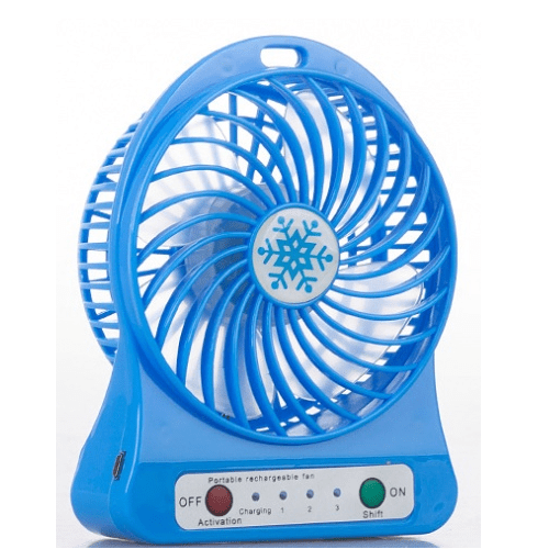 JP-1344-3 پنکه رومیزی شارژی MINI FAN - Image 1